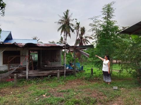 ช่วยเหลือผู้ประสบภัยจากธรรมชาติ (วาตภัย)