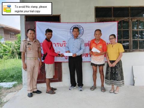 ช่วยเหลือผู้ประสบภัยจากธรรมชาติ (วาตภัย)