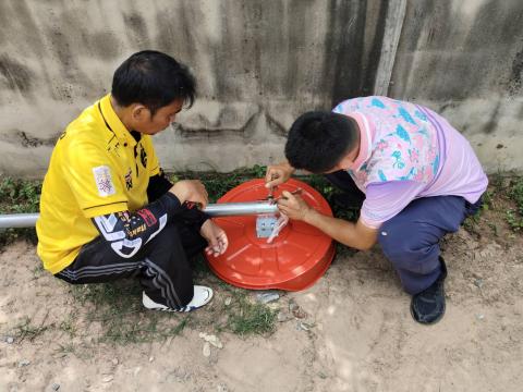 งานป้องกัน ฯ ติดตั้งกระจกโค้ง ประจำปีงบประมาณ พ.ศ.2568