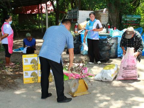 โครงการธนาคารขยะ อบต.ก้ามปู (รับซื้อขยะ เดือน ก.ค.68)