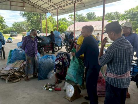โครงการธนาคารขยะ อบต.ก้ามปู (รับซื้อขยะ เดือน ก.ค.68)