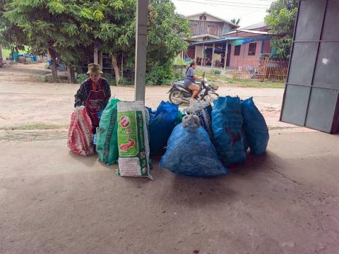 โครงการธนาคารขยะ อบต.ก้ามปู (รับซื้อขยะ เดือน ก.ค.68)