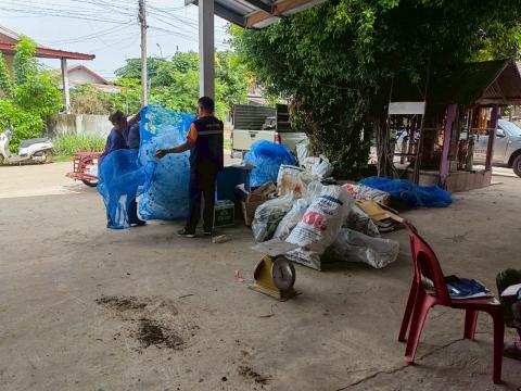โครงการธนาคารขยะ อบต.ก้ามปู (รับซื้อขยะ เดือน ก.ค.68)