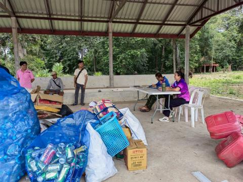 โครงการธนาคารขยะ อบต.ก้ามปู (รับซื้อขยะ เดือน ก.ค.68)