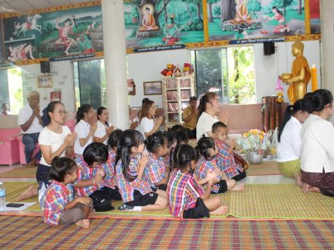 โครงการเข้าวัดทำบุญเนื่องในวันเข้าพรรษา ประจำปี 2568