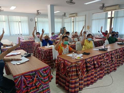 ประชุมคณะกรรมการพัฒนาอบต.ก้ามปู เพื่อพิจารณาร่างแผนพัฒนาท้องถิ่น