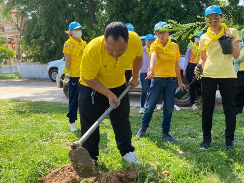 ปลูกต้นไม้ในโอกาสมหามงคลวันเฉลิม พระชนมพรรษา พระบรมราชินี