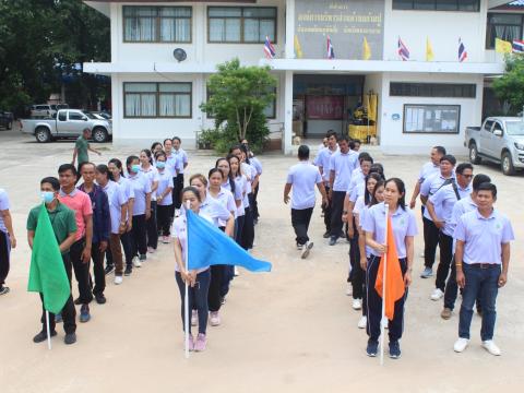 ร่วมโครงการฝึกอบรมซ้อมแผนป้องกันและระงับเหตุอัคคีภัย