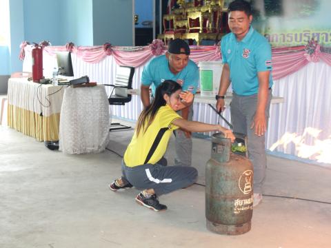 โครงการฝึกอบรมซ้อมแผนป้องกันและระงับอัคคีภัย งป.67