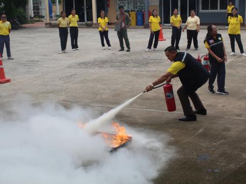 โครงการฝึกอบรมซ้อมแผนป้องกันและระงับอัคคีภัย งป.67