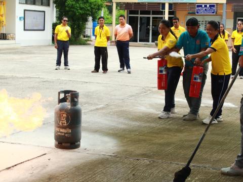 โครงการฝึกอบรมซ้อมแผนป้องกันและระงับอัคคีภัย งป.67