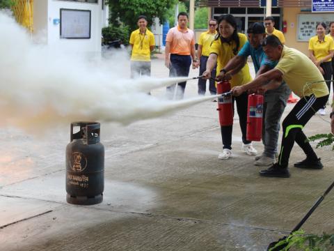 โครงการฝึกอบรมซ้อมแผนป้องกันและระงับอัคคีภัย งป.67