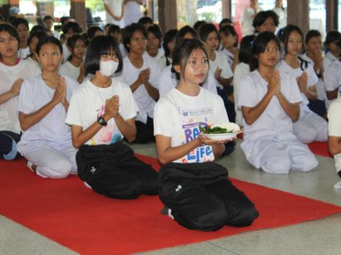 โครงการอบรมเข้าค่ายคุณธรรมนำชีวิตต้านภัยยาเสพติด ประจำปี 2567